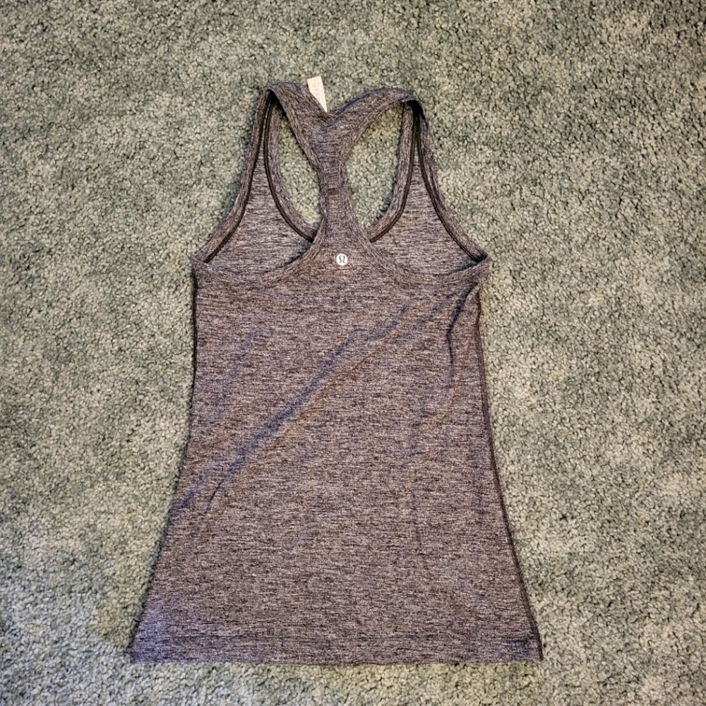 Lululemon Athletica Heathered Gray Racerback Tank Top